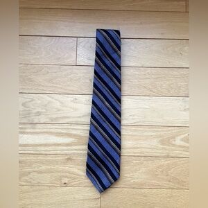 PRONTO UOMO 100% silk striped tie